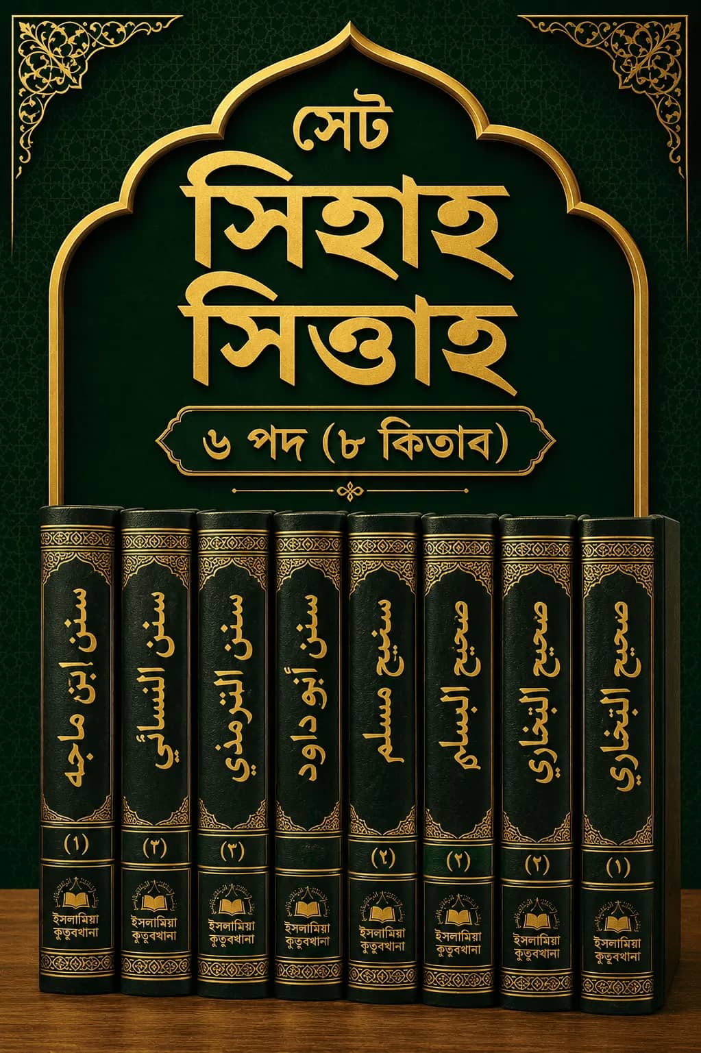 সেট সিহাহ সিত্তাহ ৬ পদ (৮ কিতাব)
