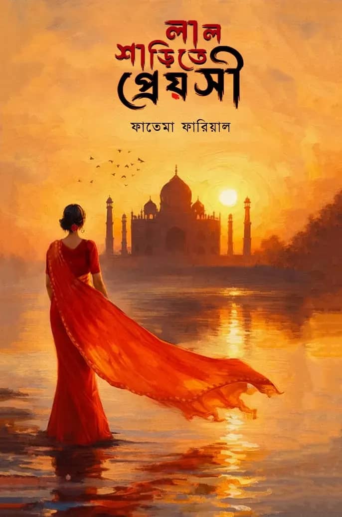 লাল শাড়িতে প্রেয়সী