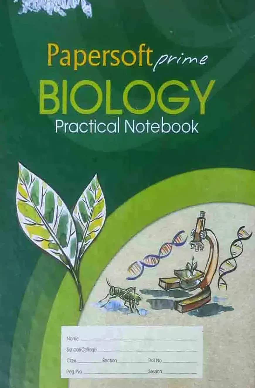 Papersoft Prime Biology Practical Note Book