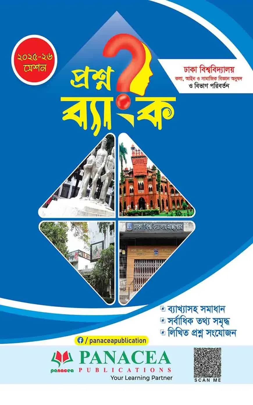 প্রশ্নব্যাংক ঢাকা বিশ্ববিদ্যালয় - মানবিক ও বিভাগ পরিবর্তন