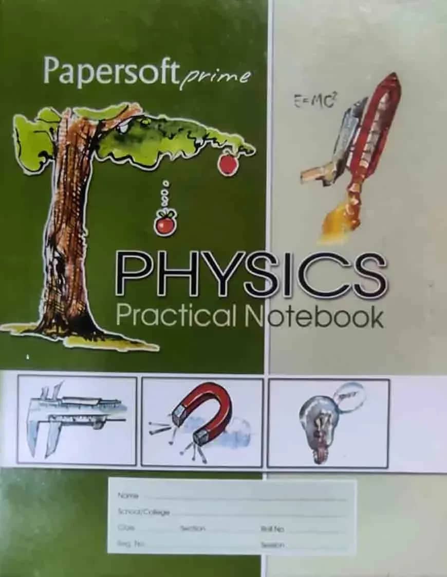 Papersoft Prime Physics Practical Note Book