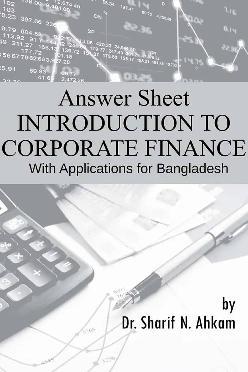 Introduction To Corporate Finance Answer Sheet