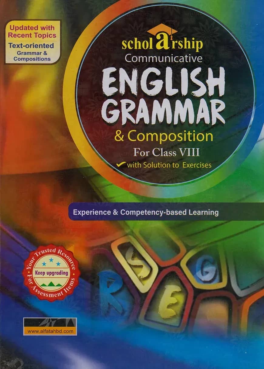 Scholarship Communicative English Grammar - Class 8