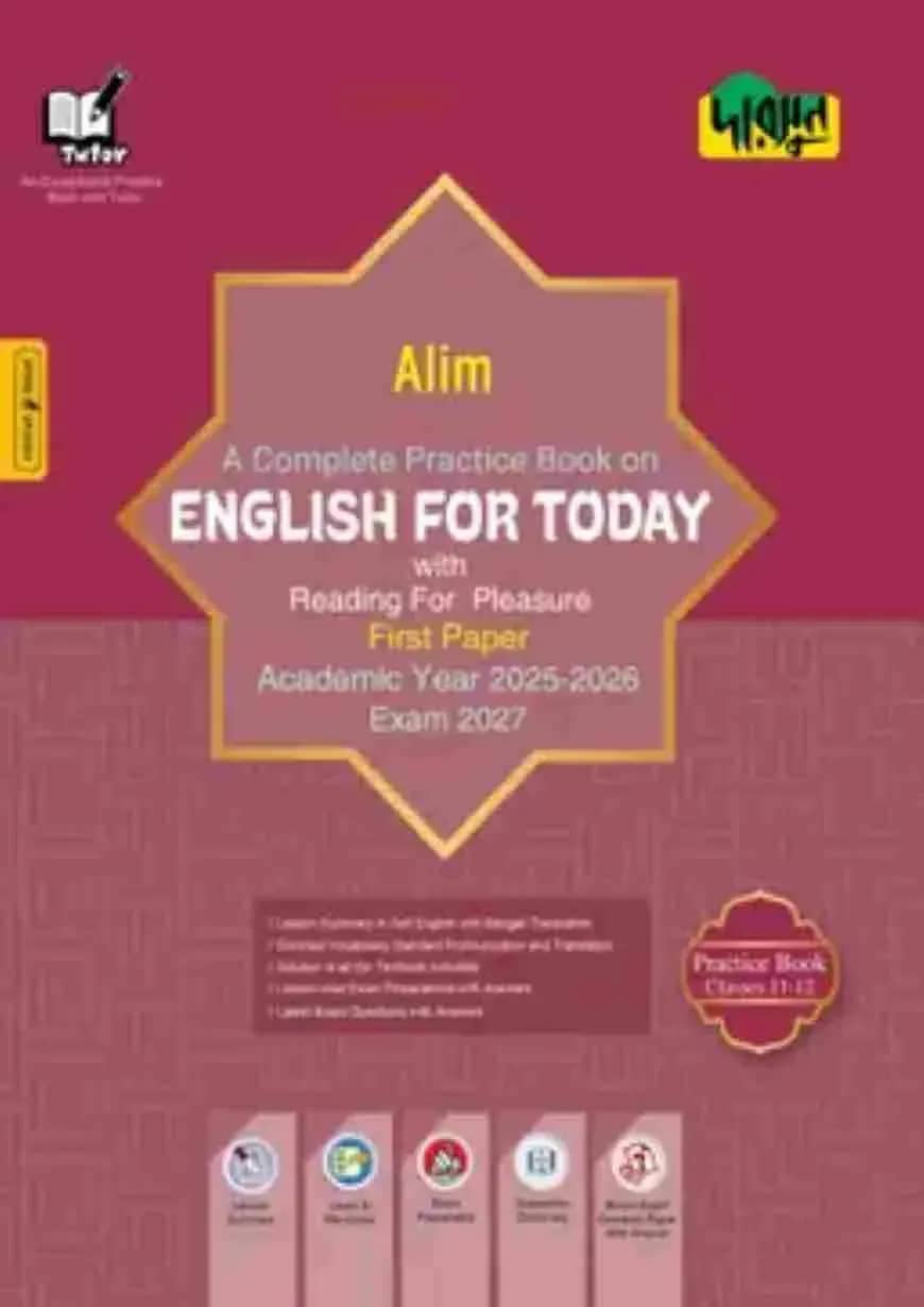 Dursoon Alim A Complete Practice Book On English for Today - Exam 2027