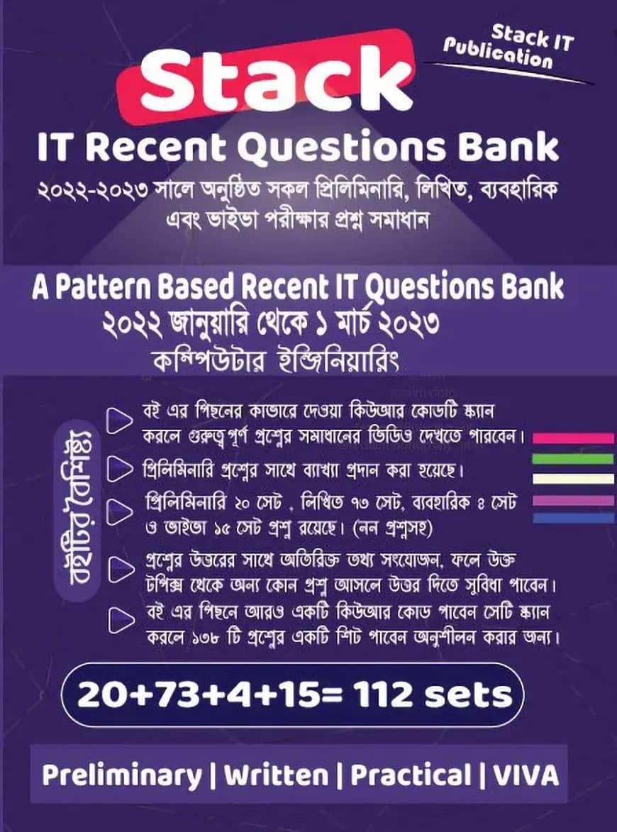 Stack IT Recent Question Bank 2022-2023