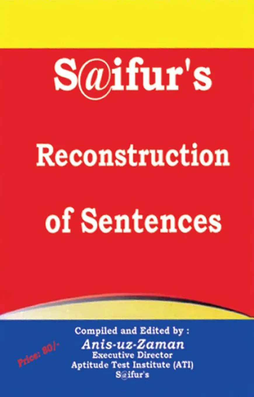 Saifur's : Reconstruction of Sentences
