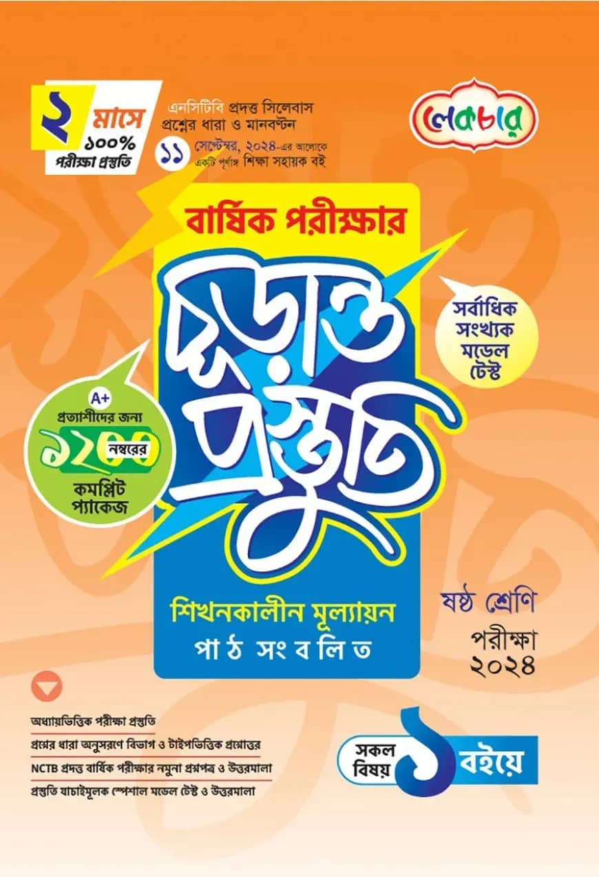 দাখিল ষষ্ঠ শ্রেণি বার্ষিক পরীক্ষার চূড়ান্ত প্রস্তুতি-২০২৪
